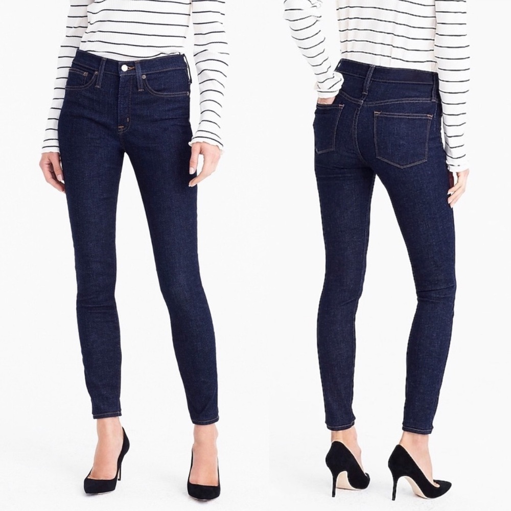New! J Crew High Rise Toothpick Skinny Jeans